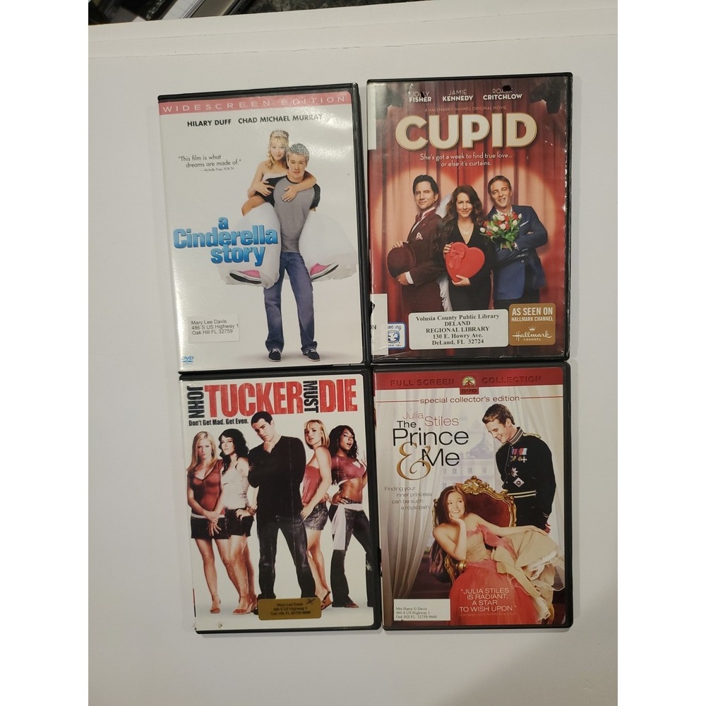 Teen Romantic Comedy DVD Lot (4) John Tucker Must Die Cinderella Story